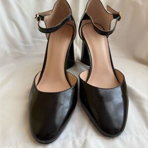 Kate Spade Elegant Black Ankle Strap Heels